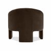 Findlay Accent Armchair, Mocha Brown Sustainable Velvet