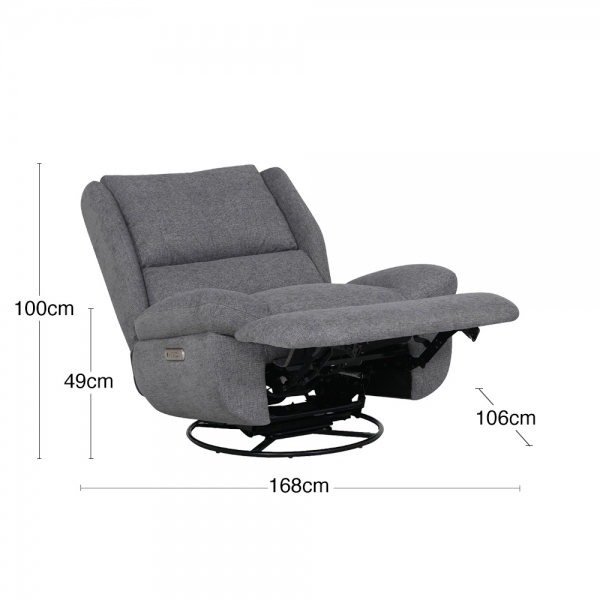 freddy-electric-recliner-chair-mottled-grey-p46176-2883159_image Freddy Electric Recliner Chair, Mottled Grey