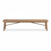 Galway Herringbone Dining Bench, Oak