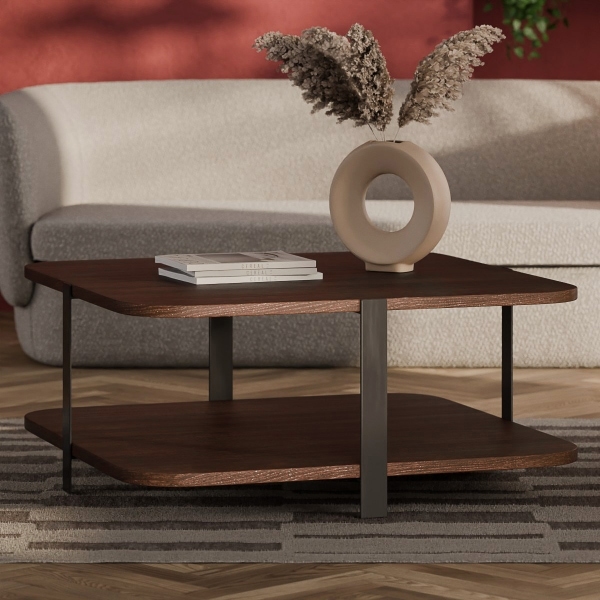 Garratt Coffee Table, Walnut