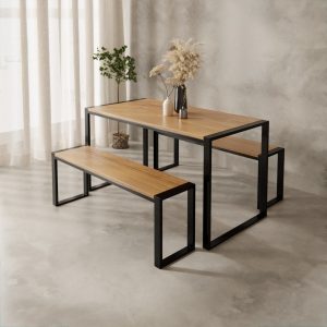 gastro-2-bench-dining-set-elm-wood-black-p46185-2882052_image Gastro 2 Bench Dining Set, Elm Wood & Black