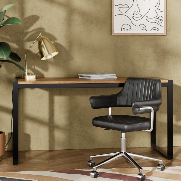 gastro-wooden-desk-elm-wood-black-p44856-2879025_image Gastro Wooden Desk, Elm Wood & Black