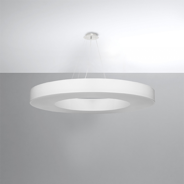 Gen Three-Tiered LED Pendant Light, White