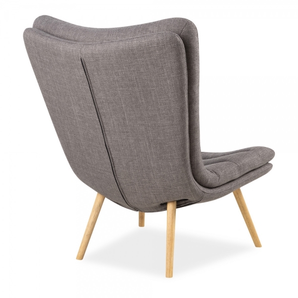 Grafton Accent Chair, Light Grey
