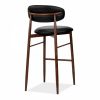 Halston Bar Stool, Vintage Black
