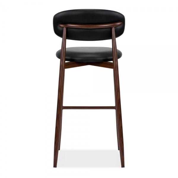 Halston Bar Stool, Vintage Black