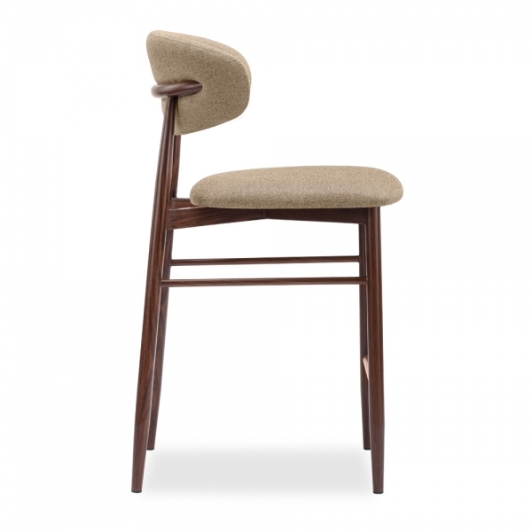 Halston Kitchen Stool, Latte Sustainable Fabric