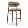 Halston Kitchen Stool, Latte Sustainable Fabric