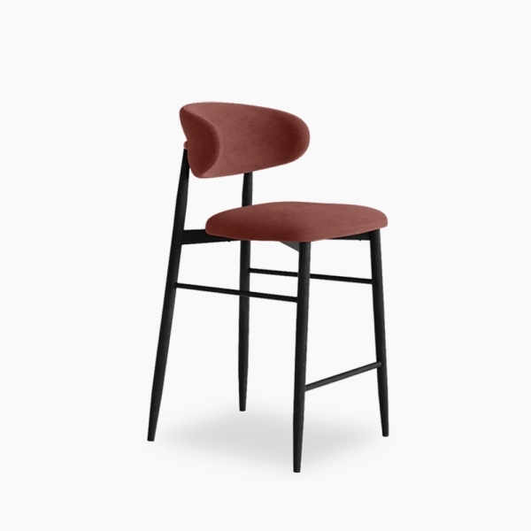 halston-kitchen-stool-rust-sustainable-velvet-p45477-2877114_image Halston Kitchen Stool, Rust Sustainable Velvet