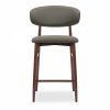 Halston Kitchen Stool, Speckled Grey Sustainable Fabric