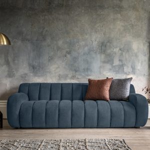 Hattie 3 Seater Sofa, Dusk Blue