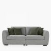 Hayden 4 Seater Sofa, Grey Chenille