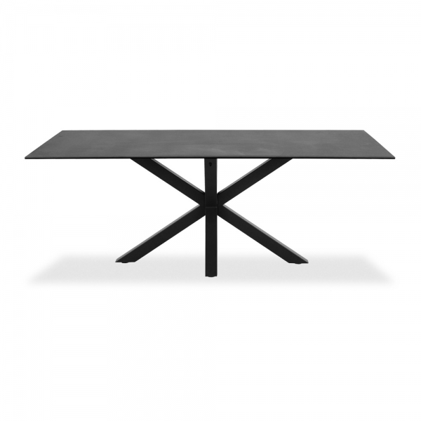 Heaven 8 Seat Dining Table, Dark Grey Ceramic