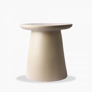Hkliving Earthenware Side Table, Cream
