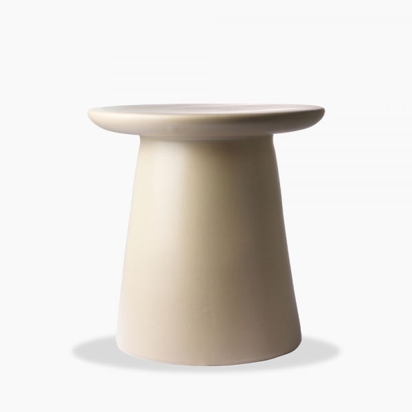 hkliving-earthenware-side-table-cream-p37283-2877507_image Hkliving Earthenware Side Table, Cream