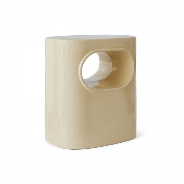 Hkliving Space Side Table, Cream