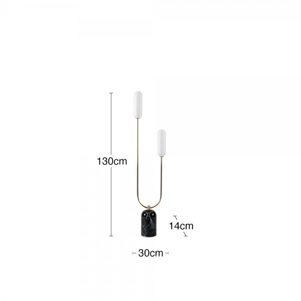 houseof-2-light-curve-floor-lamp-olive-green-marble-p45760-2878308_image houseof 2 Light Curve Floor Lamp, Olive Green Marble