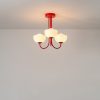 houseof-3-light-bowl-ceiling-light-jam-red-p45738-2878170_image houseof 3 Light Bowl Ceiling Light, Jam Red