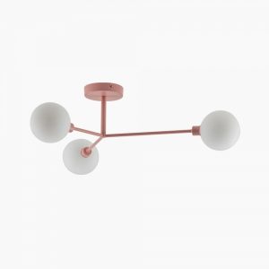 houseof-3-light-flush-ceiling-light-pink-p45741-2878190_image houseof 3 Light Flush Ceiling Light, Pink
