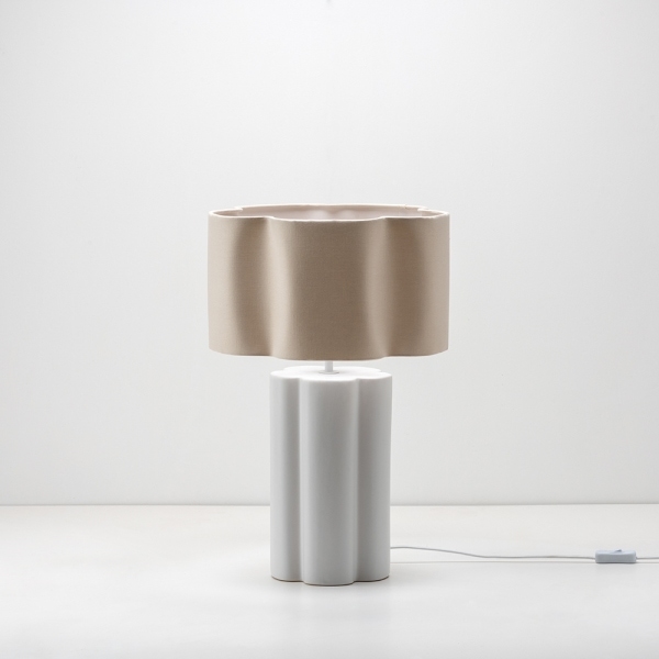 houseof-flower-ceramic-table-lamp-natural-linen-p45761-2878328_image houseof Flower Ceramic Table Lamp, Natural Linen