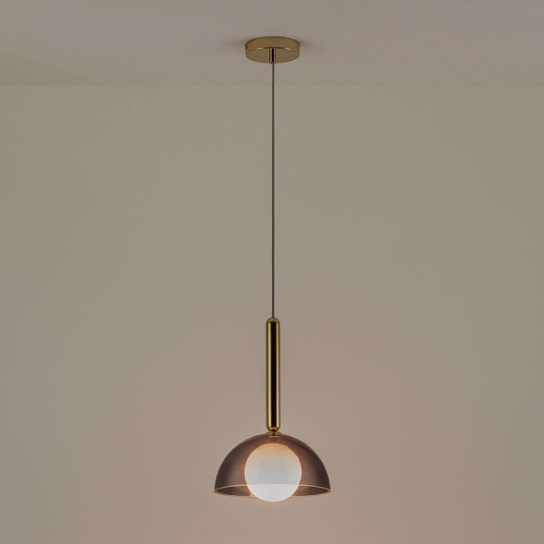 houseof-glass-dome-ceiling-light-brass-p45771-2878343_image houseof Glass Dome Ceiling Light, Brass