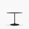 Isla 4 Seat Round Dining Table, Grey Ceramic