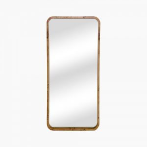 Kolson Full Length Mirror, Burl Wood