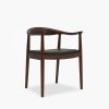 Luma Carver Dining Chair, Vintage Black & Walnut