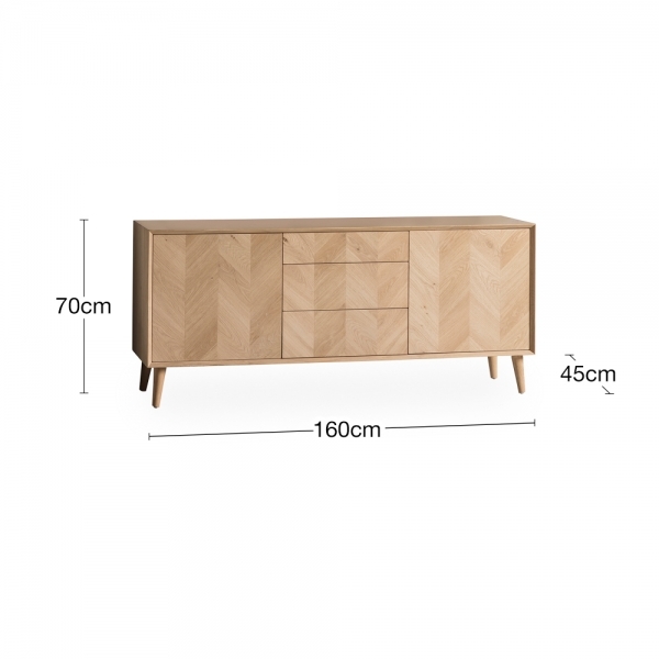 Lysia Sideboard, Oak