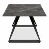 Malton Coffee Table, Sintered Stone & Black