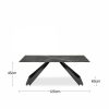 Malton Coffee Table, Sintered Stone & Black