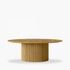 Marcel Round Coffee Table, Oak