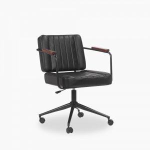 Mason Office Chair, Vintage Black