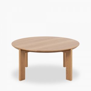 Maxime Round Coffee Table, Oak
