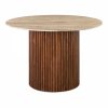 medby-4-seat-round-dining-table-dark-mango-wood-travertine-p44570-2873038_image Medby 4 Seat Round Dining Table, Dark Mango Wood & Travertine