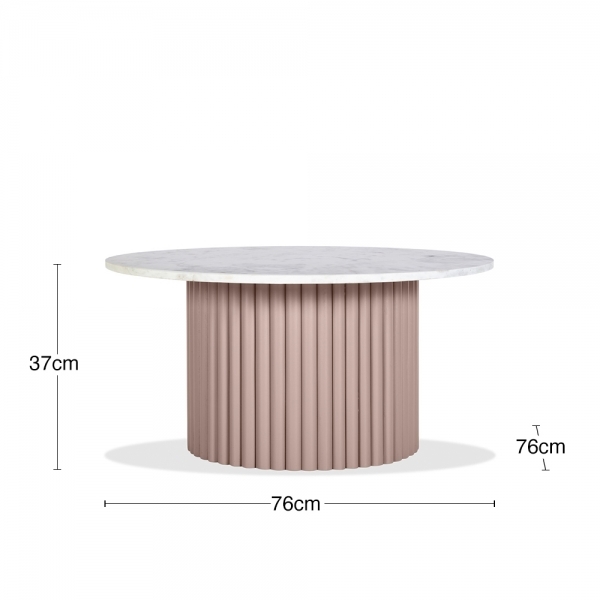 medby-round-coffee-table-taupe-mango-wood-white-marble-p37866-2866001_image Medby Round Coffee Table, Taupe Mango Wood & White Marble