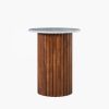 medby-round-side-table-dark-mango-wood-grey-marble-p42516-2871827_image Medby Round Side Table, Dark Mango Wood & Grey Marble