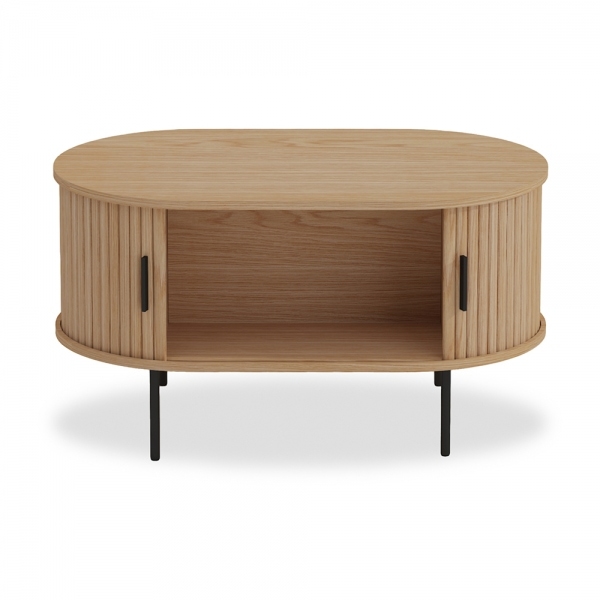 Mika Coffee Table, Oak & Black