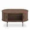 Mika Coffee Table, Walnut & Black