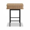 Mika Office Desk, Oak & Black