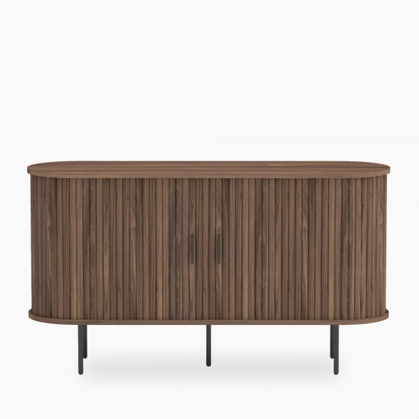 Mika Sideboard, Walnut & Black