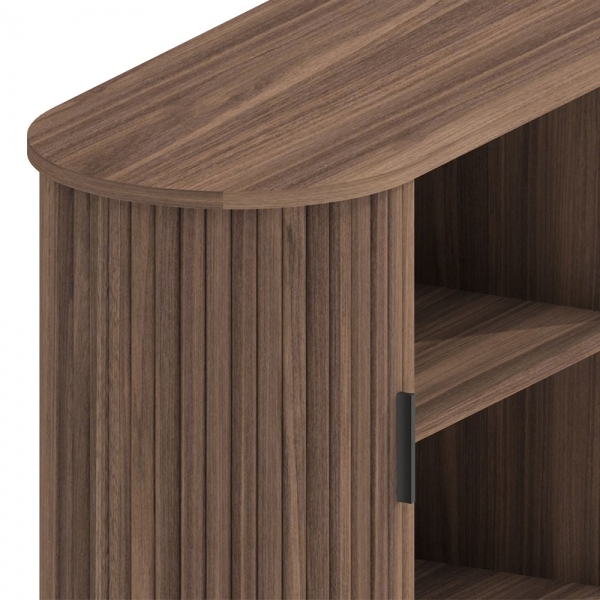 Mika Sideboard, Walnut & Black