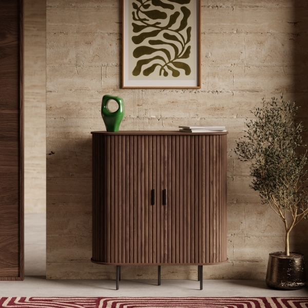 mika-tall-sideboard-walnut-black-p46000-2885364_image Mika Tall Sideboard, Walnut & Black