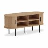 Mika TV Stand, Oak & Black