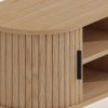 Mika TV Stand, Oak & Black