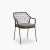 Milan Carver Dining Chair, Anthracite Grey