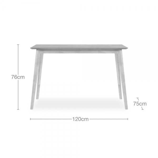 Milton 4 Seat Dining Table, Ash