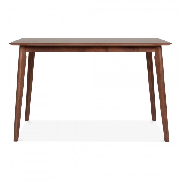 Milton & Aalborg 4 Chairs Dining Set, Walnut & Black