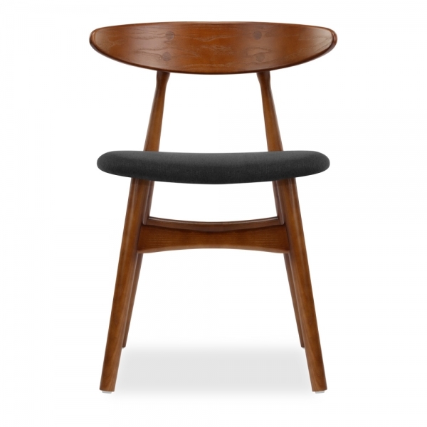 milton-malmros-6-chairs-dining-set-walnut-dark-grey-p44598-2867213_image Milton & Malmros 6 Chairs Dining Set, Walnut & Dark Grey