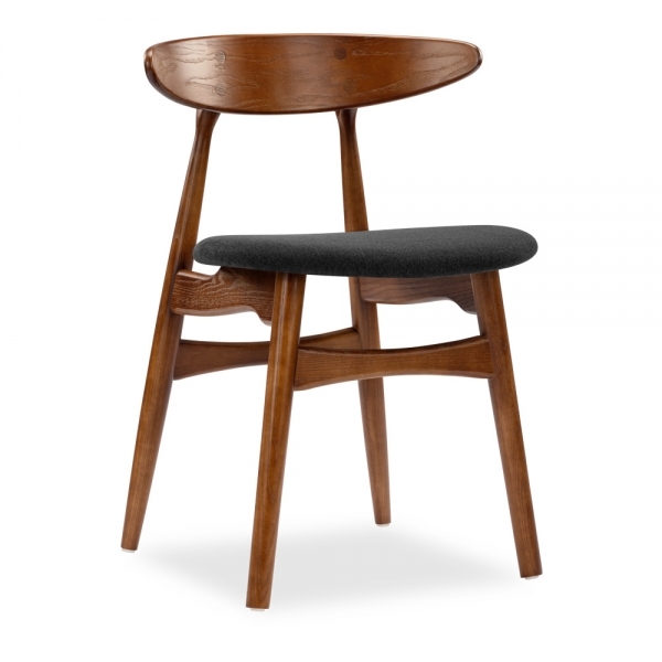 milton-malmros-6-chairs-dining-set-walnut-dark-grey-p44598-2867215_image Milton & Malmros 6 Chairs Dining Set, Walnut & Dark Grey